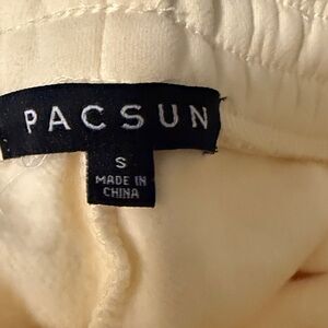 PacSun Soft yellow sweat pants